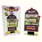 Jackpot működő retro kaszinó gép, színes