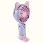 Mini hordozható kézi ventilátor telefontartós, lila