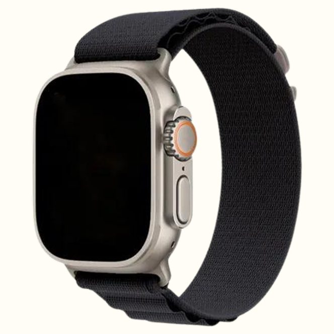 Apple Watch óraszíj szövet /42/44/45/49 mm, fekete