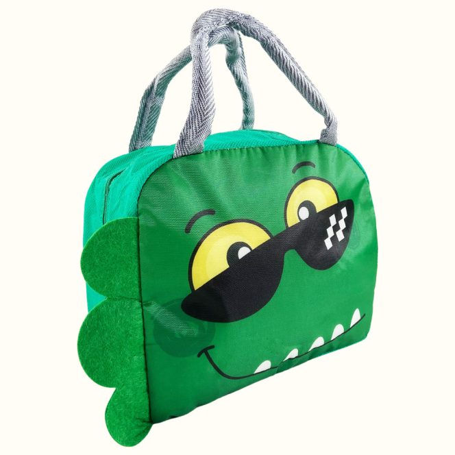 Gyerek táska dínó, zöld