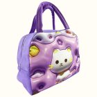 3D hatású gyerek táska cica, lila