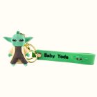 Baby Yoda fiú kulcstartó, zöld