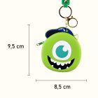 Mike wazowski mini zárható táska kulcstartó, zöld