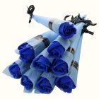 Egy szálas rózsa, kék